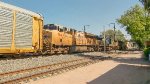 UP & CSX Locomotives leading a train